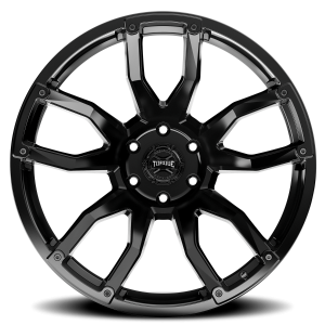 Wheel - Rough Country - Torque TW403 Impact - Satin Black Wheel - Rough Country - Torque TW403 Impact - Satin Black